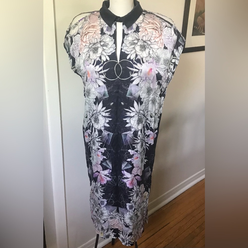Something Else by Natalie Wood Summer Slip Silk Dress - Size 6